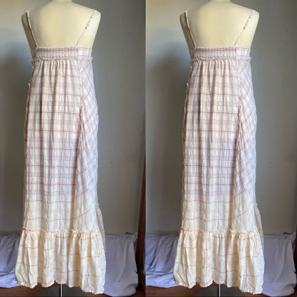 FREE PEOPLE Plaid City Maxi Top - Picture 6 of 6